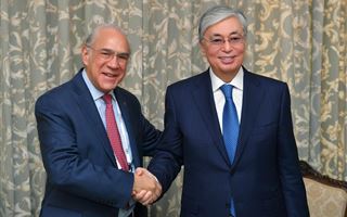 Президент Казахстана встретился с Генеральным секретарем ОЭСР Хосе Анхелем Гурриа