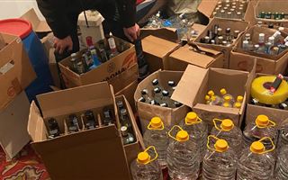 Контрафактную водку продавали на рынках Алматы