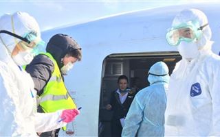 Аэропорт Алматы отсортировал пассажиров в связи с профилактикой коронавируса
