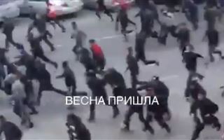 В Бишкеке произошли беспорядки: силовики применили слезоточивый газ