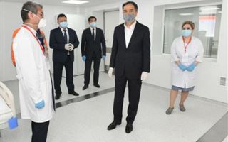 В Алматы открыли новую модульную больницу
