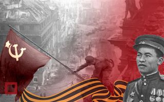 Историк восстановил справедливость: Знамя Победы у входа над рейхстагом водрузил казах