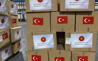 Турция прислала гуманитарную помощь Казахстану