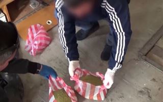 В Костанае у мужчины в гараже обнаружили более 30 кг наркотиков
