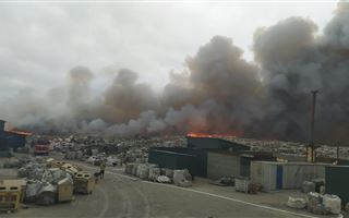 Специалисты проверили состояние воздуха на месте возгорания полигона в Алматинской области