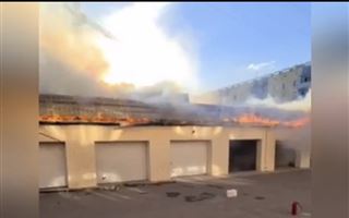 В Костанае произошло 2 крупных пожара