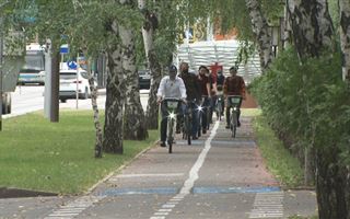 Новые велосипедные дорожки появятся на улицах Алматы