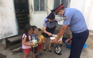 Полицейские Алматы проконтролировали летний досуг детей