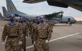 Казахстанские военнослужащие вернулись из Ливана