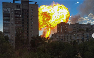 Мощный взрыв на заправке в Волгограде попал на видео