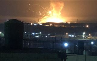В Иордании прогремел мощный взрыв на складе с боеприпасами