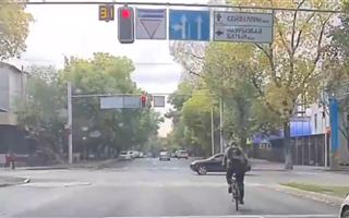 Водители Алматы вновь жалуются на велосипедистов-камикадзе