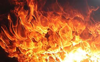 В пожаре в Таразе погибли двое детей