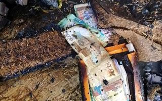 На пепелище торгового дома в Павлодаре пожарный нашел пачку денег