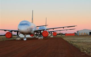 Огромную парковку ненужных самолетов нашли в пустыне Австралии