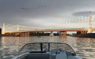 Появились эскизы нового моста, который появится по проспекту Тауелсиздик в Нур-Султане