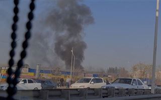 На рынке автозапчастей в Алматы произошел пожар 
