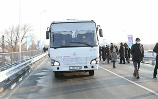 В Талдыкоргане открыли два автомобильных моста через реку Каратал