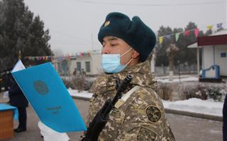 В Алматы воины-связисты приняли присягу