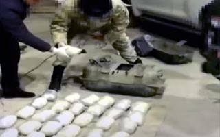 60 килограммов героина пытались ввезти в Казахстан