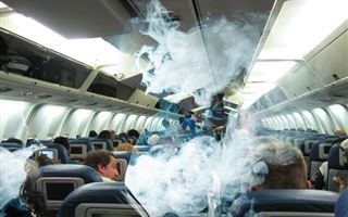 За курение в самолете "Эйр Астаны" наказали гражданина Украины