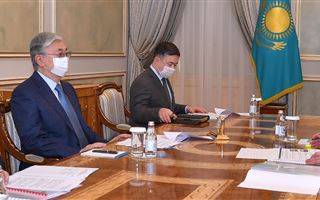 Президент принял министра экологии, геологии и природных ресурсов Магзума Мирзагалиева