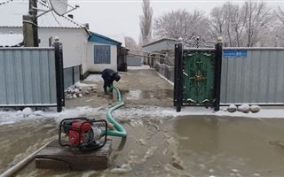 В Алматинской области подтопило поселки