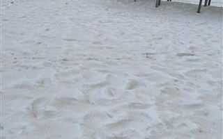 В Шемонаихе выпал желтый снег: экологи ВКО проверят информацию
