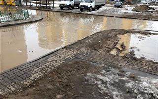 За грязь и подтопления улиц накажут районных акимов Нур-Султана