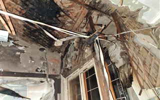 В Усть-Каменогорске произошел пожар в многоквартирном доме