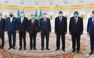 Президент Казахстана принял верительные грамоты у послов ряда государств