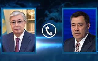Глава государства позвонил президенту Кыргызстана