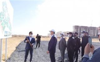 Парк Первого Президента РК начали строить в Актау