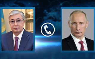 Касым-Жомарт Токаев провел телефонный разговор с Владимиром Путиным 
