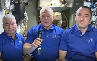 Космонавты с МКС поздравили жителей Земли с Днем Победы 