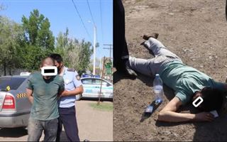 В Уральске мужчина пытался проглотить пакет наркотиков
