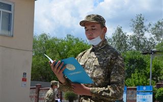 Выпуск курсантов состоялся в филиале военно-технической школы в Алматы 
