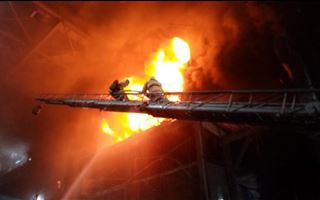 В Жезказгане на заводе "Казахмыс" произошел пожар