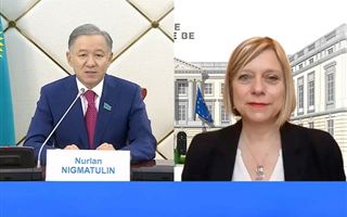 Н. Нигматулин и Э. Тильё обсудили вопросы межпарламентского сотрудничества Казахстана и Бельгии
