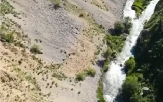 В реке нашли сумку одного из пропавших туристов в Туркестанской области
