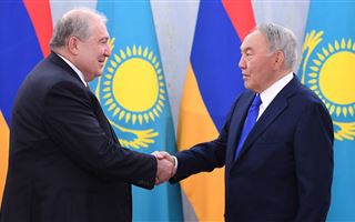 Нурсултан Назарбаев встретился с Президентом Армении Арменом Саркисяном