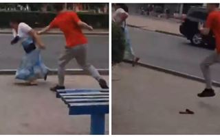 В Усть-Каменогорске агрессивный мужчина кидался на людей