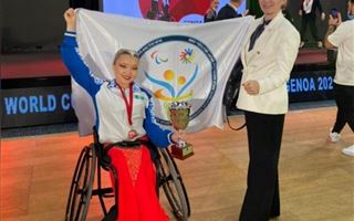 Казахстанская параспортсменка завоевала серебряную медаль на Кубке Мира в Италии