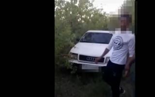 В Нур-Султане угонщик спрятал авто в кустах