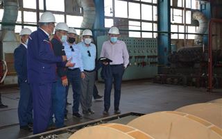 Глава КМГ Алик Айдарбаев ознакомился с ходом восстановительных работ на КазГПЗ