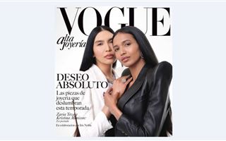 Две казахстанские модели попали на обложку журнала Vogue