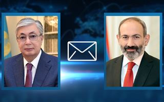 Касым-Жомарт Токаев поздравил Никола Пашиняна с назначением на пост Премьер-министра Республики Армения