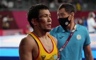 Прямая трансляция боя казахстанского борца вольного стиля Нурислама Санаева в полуфинале Олимпиады-2020