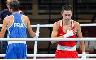 Прямая трансляция боя казахстанского боксёра Сакена Бибосынова в полуфинале Олимпийских игр в Токио