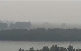 Павлодарскую область окутал смог от лесных пожаров в России